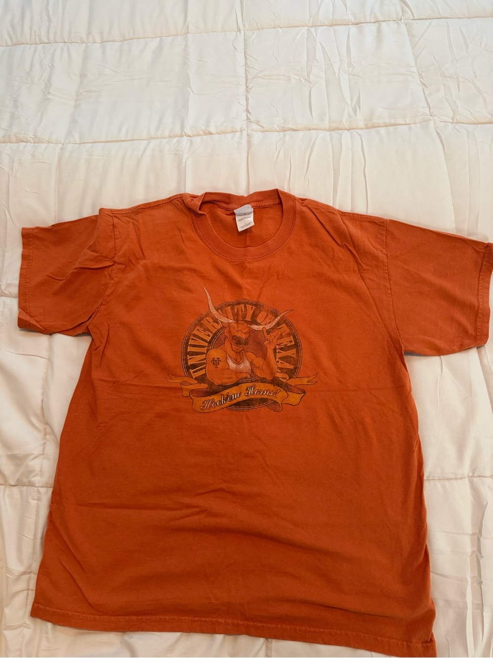 Gildan Orange Short Sleeve Graphic Tee